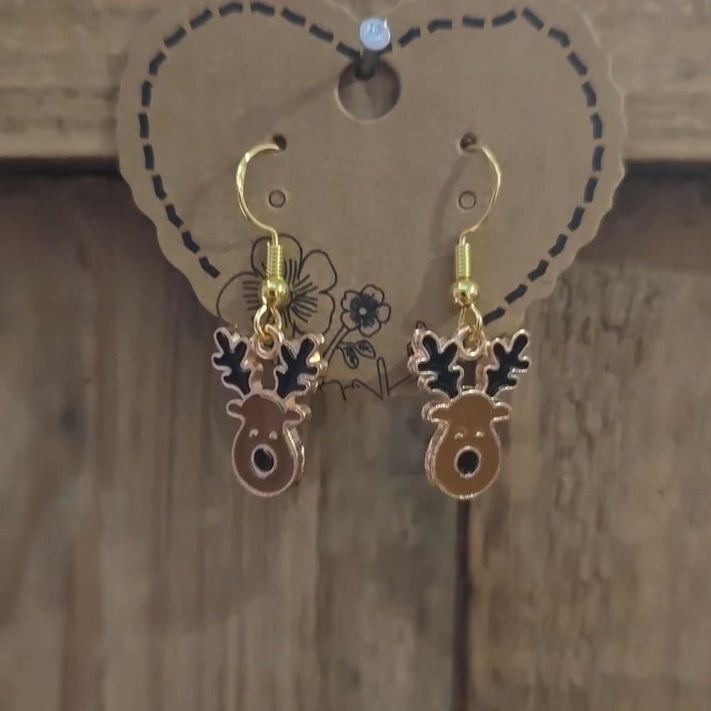 Reindeer Earrings